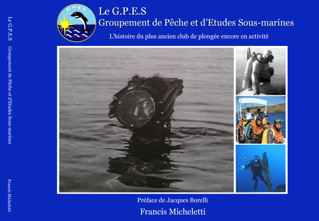 Et voici la couverture officielle. La photo représente Jean Flavien Borelli, le fondateur du GPES portant un masque "Le Prieur"  à Saint-Raphaël, en 1937